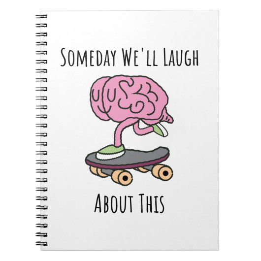 Op een dag lachen we hierom notitieboek (Voorkant)