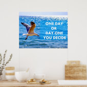 Op een dag of een dag beslis je poster (Keuken)