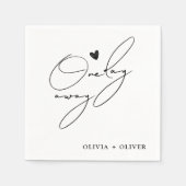 Op een dag uit het repetitiediner servet (Voorkant)