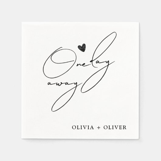 Op een dag uit het repetitiediner servet (Voorkant)