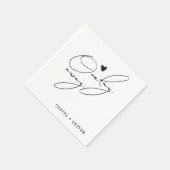 Op een dag uit het repetitiediner servet (Hoek)