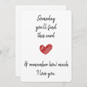 Op een dag vind je deze echtgenoot echtgenote part feestdagenkaart (Voorkant / Achterkant)