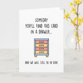 Op een dag vind je deze Kaart | Funny Jubileum voo (Gele Bloem)