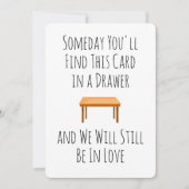 Op een dag vind je deze Kaart in een la (Voorkant)