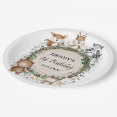 Op een dag Wilde Bosdieren uit het Magical Woodlan Papieren Bordje (Gekanteld)