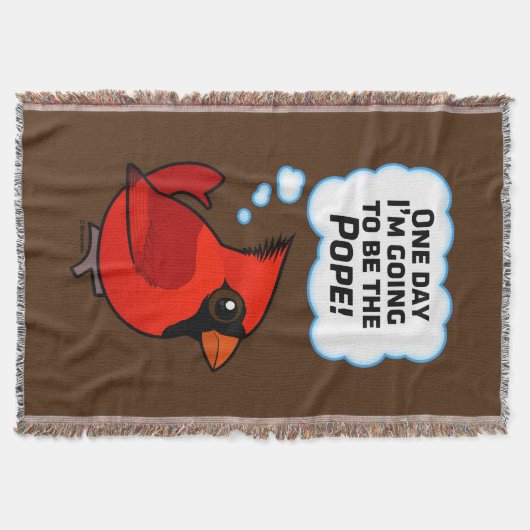 Op een dag word ik de paus! deken (Voorkant)