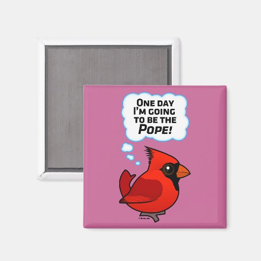 Op een dag word ik de paus! magneet (Voorkant / Achterkant)