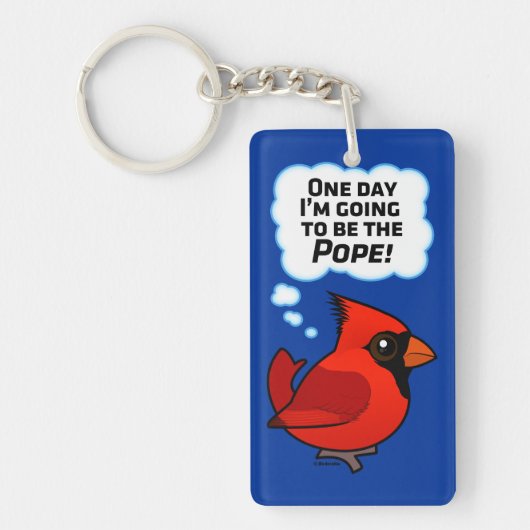 Op een dag word ik de paus! sleutelhanger (Voorkant)