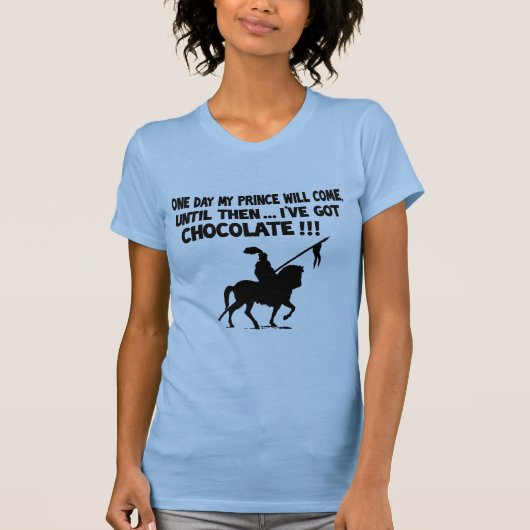 Op een dag zal mijn prins komen t-shirt (Voorkant)