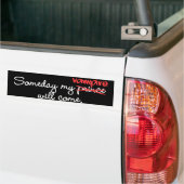 Op een dag zal mijn Vampire Bumpersticker krijgen (Op Truck)