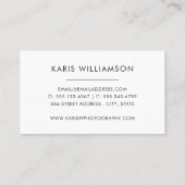 Op een diagonaal | Moderne fotografie Visitekaartje (Achterkant)