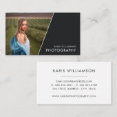 Op een diagonaal | Moderne fotografie Visitekaartje (Voorkant / Achterkant)