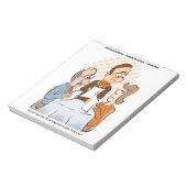 Op een dietblocnote notitieblok (Linkerzijde)