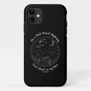 Op een donkere woestijnsnelweg Reis bergkamperen  Case-Mate iPhone Case