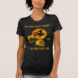 Op een donkerwoestijn in mijn haartje t-shirt