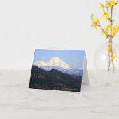 Op een duidelijke dag is Mt. Shasta..... Kaart (Gele Bloem)