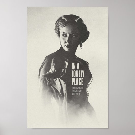 Op een eenzame plaats poster (Voorkant)