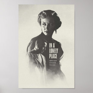 Op een eenzame plaats poster