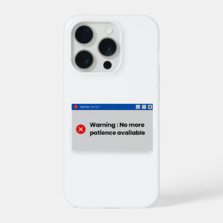Op een gegeven moment reageert het systeem gewoon iPhone 15 pro case