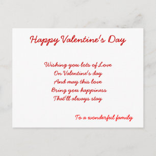 Op een geweldige valentijn kaart
