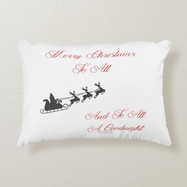 Op een goede nacht accent kussen (Voorkant)