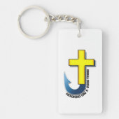 Op een Good Thing Sleutelhanger gehakt (Voorkant)