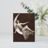 Op een halve maan briefkaart (Staand voorkant)