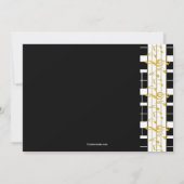 Op een Happy Note Photo Birthday Invitation Kaart (Achterkant)