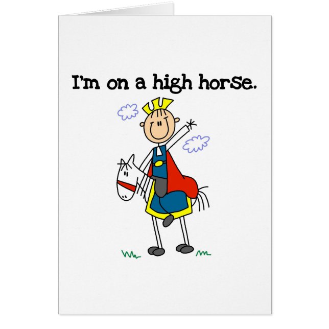 Op een hoog paard (Voorkant)