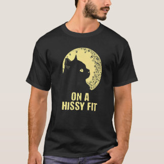 Op een hysterische bui  Kat  Humor Kitten Koppels  T-shirt