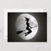 Op een kamer tegen het Briefkaart van de maan (Voorkant / Achterkant)