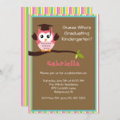 Op een Kinder uitnodiging voor het Afstuderen aan  (Voorkant / Achterkant)