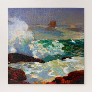 Op een Lee Shore Winslow Homer 1900 Legpuzzel