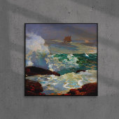 Op een Lee Shore Winslow Homer 1900 Poster