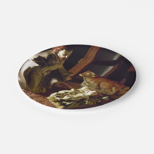 OP EEN MANGER PAPIEREN BORDJE (Gekanteld)