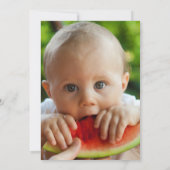 Op een Melon Waterverf Watermeloen 1 september I Kaart (Achterkant)