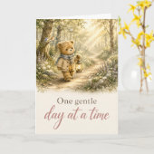 Op Een Milde Dag per Tijd Kaart voor Herstel (Gele Bloem)