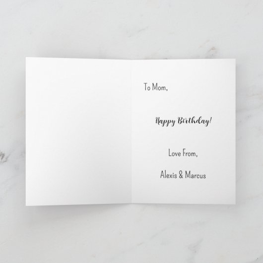 Op een minuut ben je.....grappige kaart (Binnen)