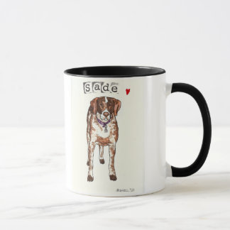 Op een mok opgeslagen