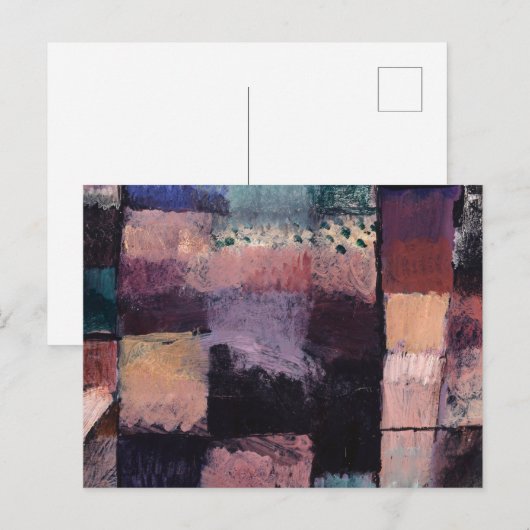 Op een Motif uit Hammamet door Paul Klee Briefkaart (Voorkant / Achterkant)