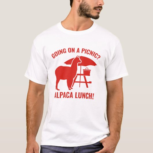 Op een picknick? t-shirt (Voorkant)