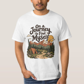 Op een reis om mezelf te vinden Bergavontuur T-shirt