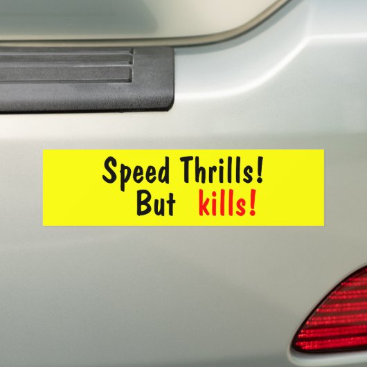 Op een rol bumpersticker (Op auto)