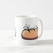 Op een rol koffiemok (Voorkant rechts)