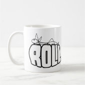 Op een rol koffiemok (Links)