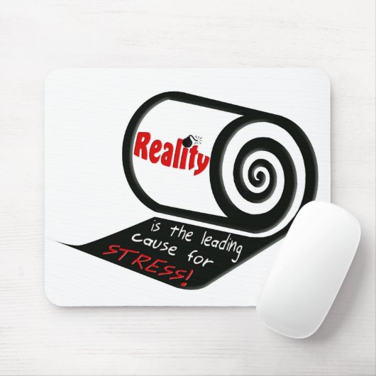 Op een rol muismat (Met muis)