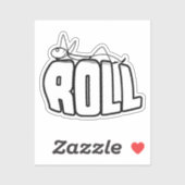 Op een rol sticker (Vel)
