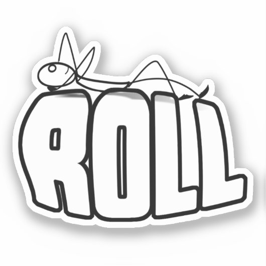 Op een rol sticker (Voorkant)