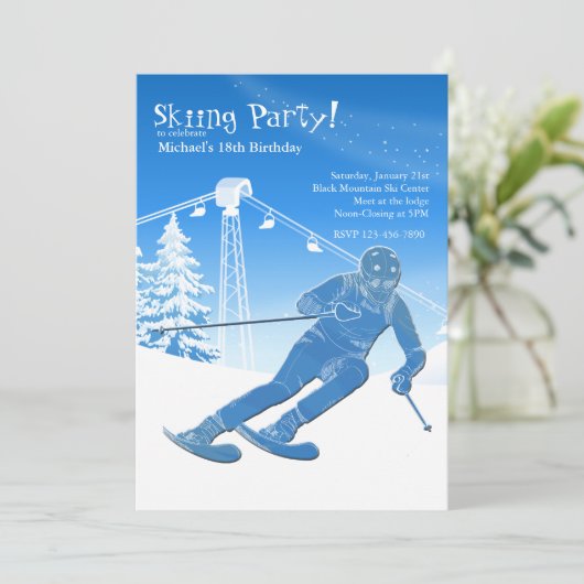 Op een ronddraaiende uitnodiging (Staand voorkant)