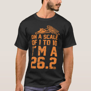 Op een schaal van 1 tot 10 cross-country marathon t-shirt
